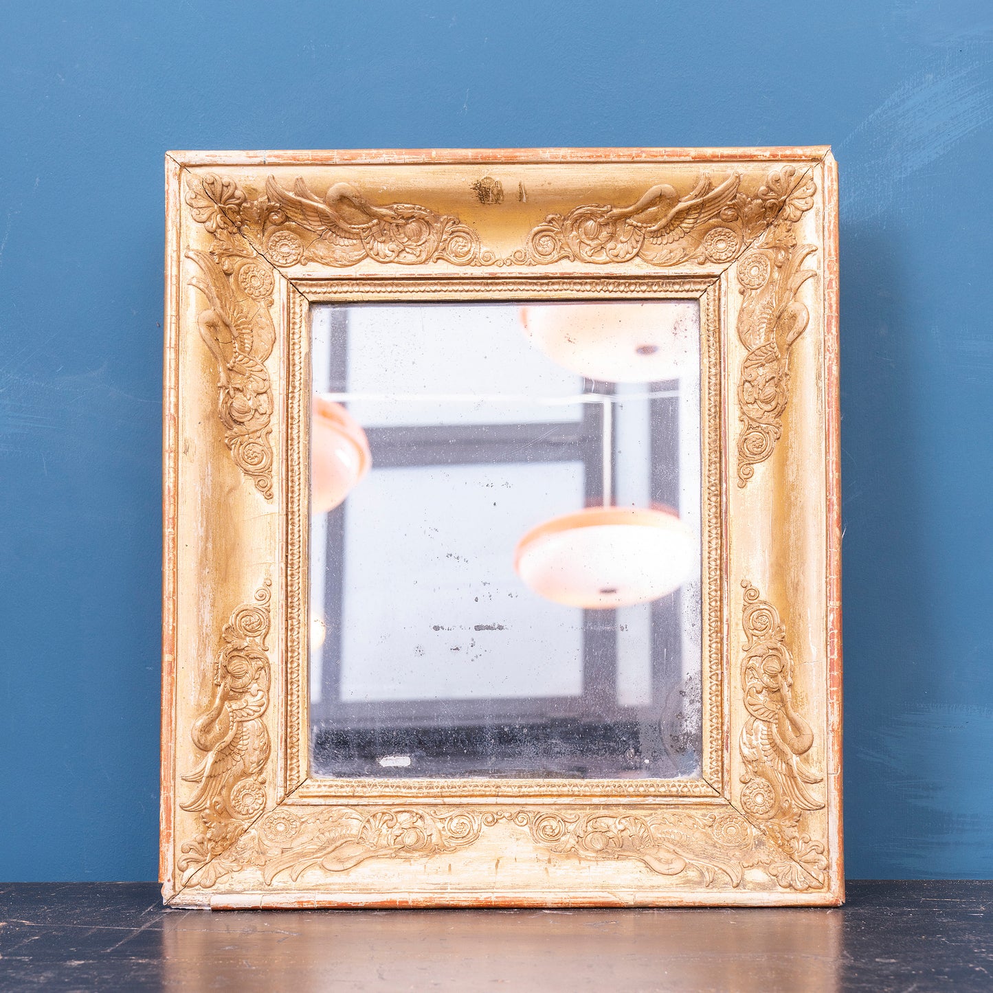 Specchio Francese con decorazioni 1800