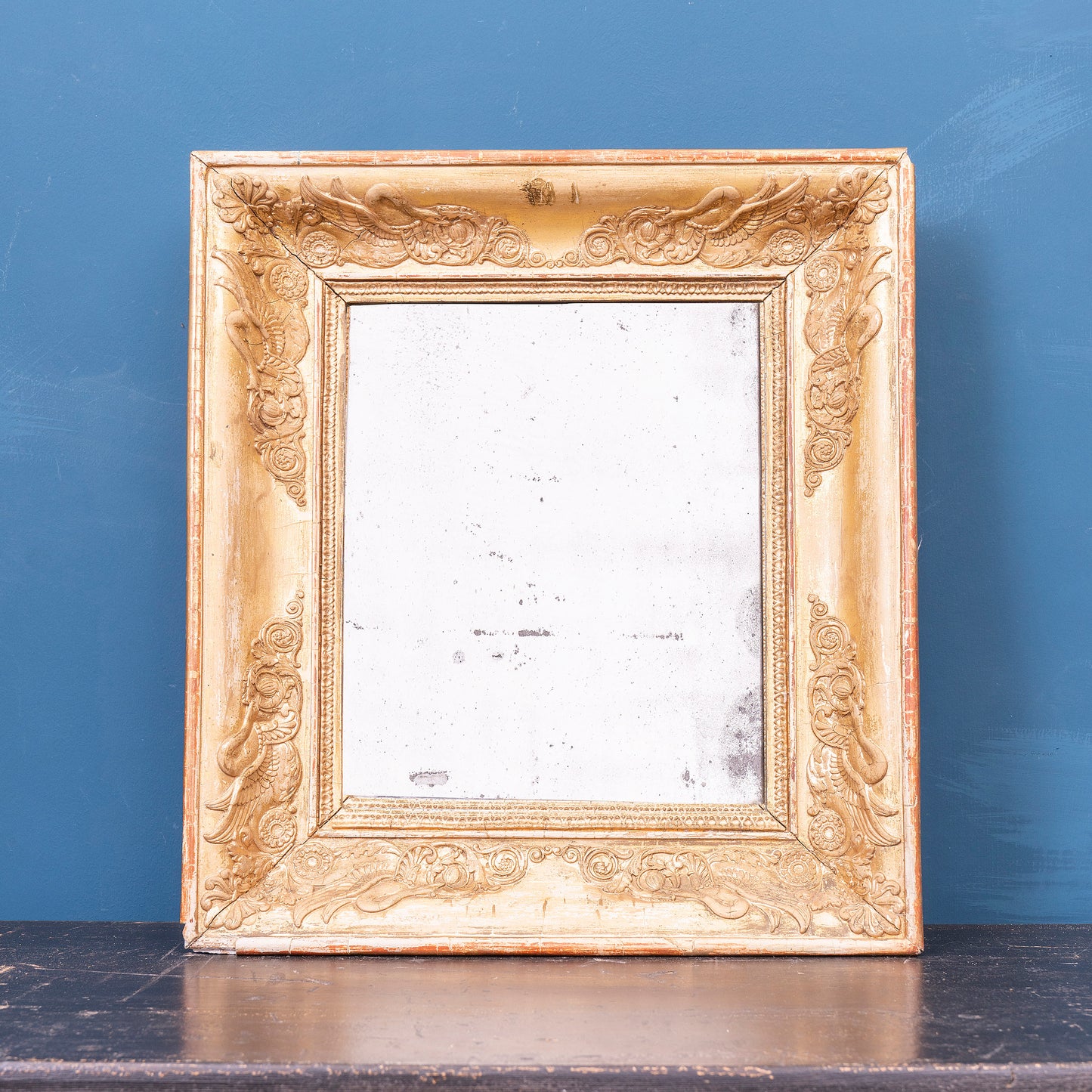 Specchio Francese con decorazioni 1800