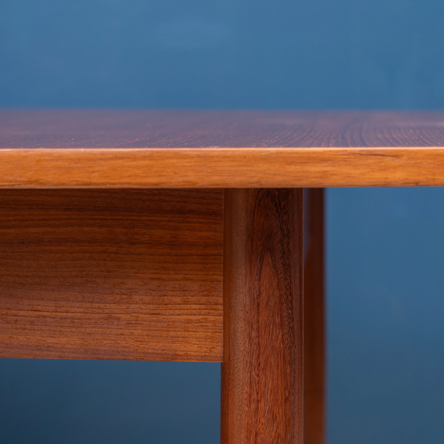 Tavolo allungabile in stile scandinavo in teak, anni '60