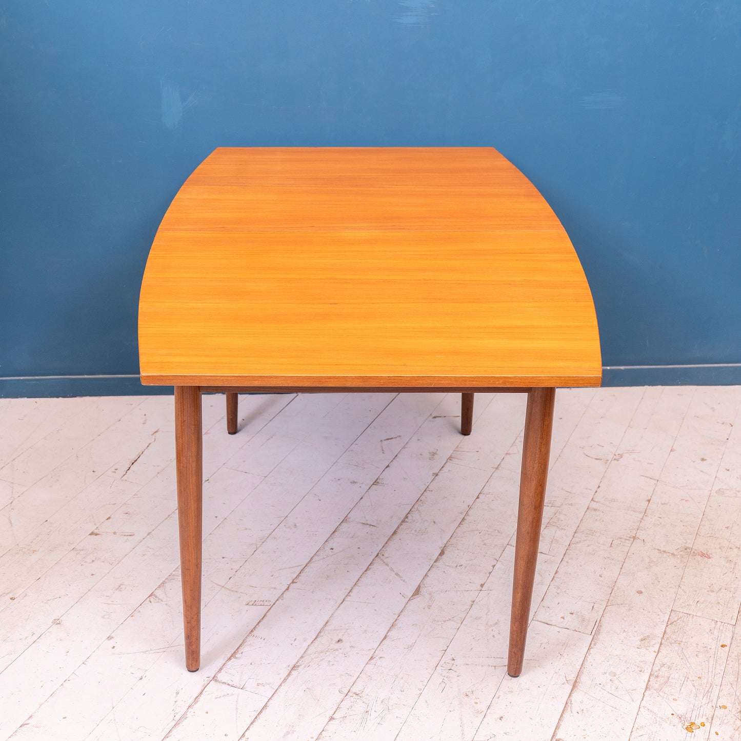 Tavolo allungabile in stile scandinavo in teak, anni '60