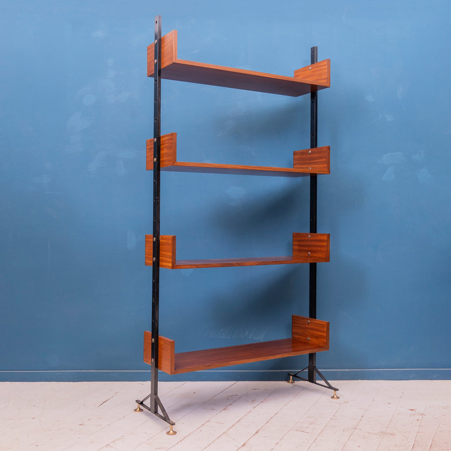 Libreria Italiana Anni '60 in teak